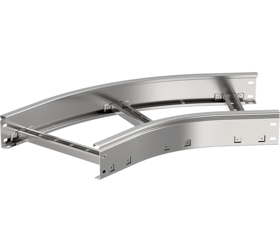 Поворот лестничный IEK LESTA 45град 80х300мм R300 CPG04-4-45-080-300