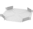 Крестовина IEK ESCA 5 100х400-0,8 RAL 9016 ES5-KR-100-400-08-RGA 1