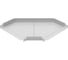 Поворот IEK ESCA 5 90град 50х400-0.8 RAL 9016 ES5-PG-90-050-400-08-RGA 1