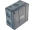 Коробка распределительная EXTHERM 140*140*76 мм IP 66, черная, в комплекте с клеммным рядом 10х10 кв.мм, 76А, Extherm JB-100-BL 1