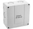Коробка распределительная EXTHERM 140*140*76 мм IP 66, серая, в комплекте с клеммным рядом 10х10 кв.мм, 76А, JB-100-GR 1