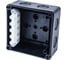 Коробка распределительная EXTHERM 110*110*67 мм IP 66, черная, в комплекте с клеммным рядом 5х6 мм², 41А JB-60-BL 5