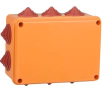 Коробка распаячная огнестойкая IEK ПС безгалогенная (HF) 150х110х70мм 6P 6мм2 IP55 10 вводов UKF30-150-110-070-6-6-09