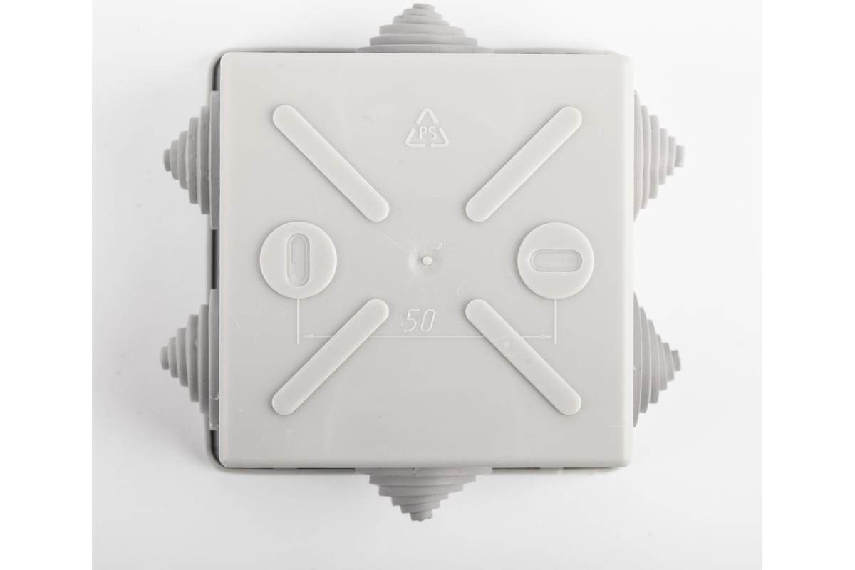 Коробка уравнивания потенциалов ЭРА KUPR 85х85х40мм, шина 6х9, 8 групп ...