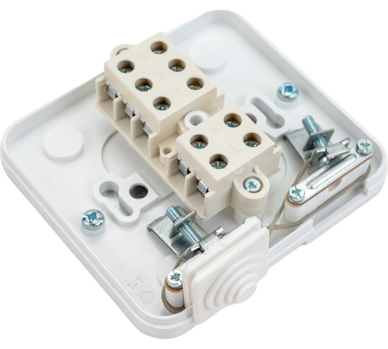 Коробка Systeme Electric клеммная, IP44 монтажная пластина, 5Х6,0 ММ2, 380В, 40А SE KLK-5S