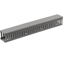 Кабель канал перфорированный ЭРА KK-25-25-PERF 25х25 серый 2м Б0050771