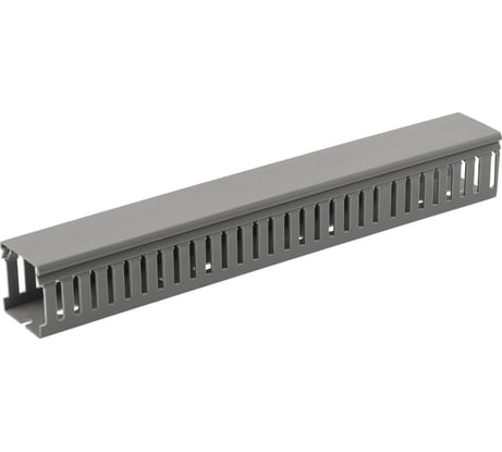 Кабель канал ЭРА KK-40-60-PERF перфорированный, 40х60, серый, 2м Б0050775