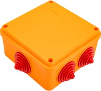 Распределительная огнестойкая коробка IEK ПС 100х100х50мм 6P 4мм2 IP55 6 вв. UKF30-100-100-050-6-4-09