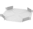 Крестовина IEK ESCA 7 100х300-1,5 RAL 9016 ES7-KR-100-300-15-RGA 1