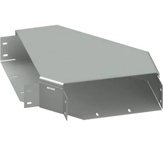 Горизонтальный угол NTSS 90гр, 80х300, толщина 0,7 (с крышкой) NTSS-ГУК80300