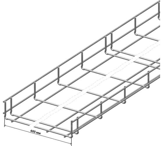 Проволочный лоток NTSS 50х600х3000 NTSS-ПЛ50x600