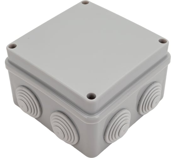 Коробка распределительная TDM ELECTRIC 110х110х70мм, крышка на винтах, IP55, 8 входов SQ1401-0124