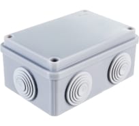 Распаечная коробка TDM ОП 120х80х50мм, крышка, IP55, 6 вх. инд. штрихкод SQ1401-0505