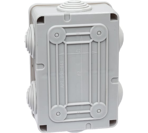 Коробка распределительная TDM ELECTRIC 120х80х50мм, крышка, IP55, 6 входов SQ1401-0505