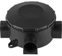 Коробка распределительная TDM ELECTRIC D80х35мм, IP42, 3-х рожковая, черная SQ1401-4054