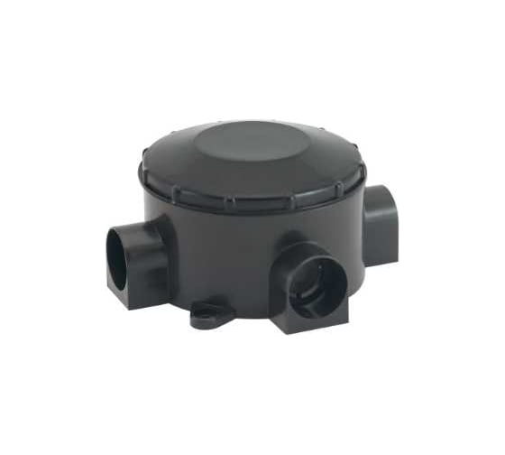 Коробка распределительная TDM ELECTRIC D80х35мм, IP42, 3-х рожковая, черная SQ1401-4054