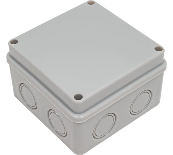 Коробка распределительная TDM ELECTRIC 110х110х70мм, крышка на винтах, IP55, 8 входов, без гермовводов упаковка 48 штук SQ1401-0814