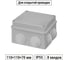 Коробка распределительная TDM ELECTRIC 110х110х70мм, крышка на винтах, IP55, 8 входов, упаковка 48 штук SQ1401-0114 2