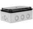Коробка распределительная пластиковая Mete Enerji 140x210x90, прозрачная крышка, IP67 40204007 1