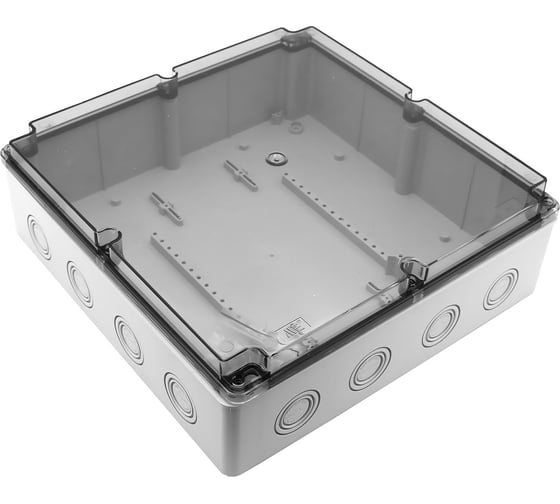 Коробка распределительная пластиковая Mete Enerji 290x290x90, прозрачная крышка, IP67 40207007