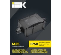 Коробка распределительная герметичная IEK WTP-409 2 ввода IP68 UWB10-Y-450-40-02-68