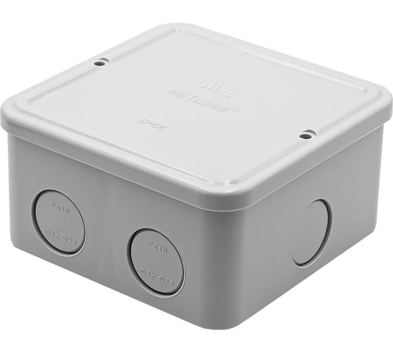 Коробка распределительная пластиковая Mete Enerji 90x90x45, стандартная крышка, IP44 40200805