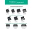 Лючок с розеткой Systeme Electric MultiDesk 2К+З, 16А/250В, IP44 с монтажной коробкой для стены, фальшпола, стола, античная латунь MDK21102BA 15