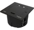 Лючок с розеткой Systeme Electric MultiDesk 2К+З, 16А/250В, IP44 с монтажной коробкой для стены, фальшпола, стола, черный матовый MDK21102MBA 8