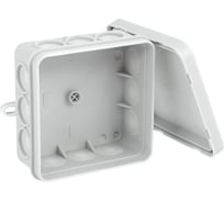 Распределительная коробка OBO Bettermann 85x85x40, IP55, 12 вводов D=16, серая 10 шт 2000342