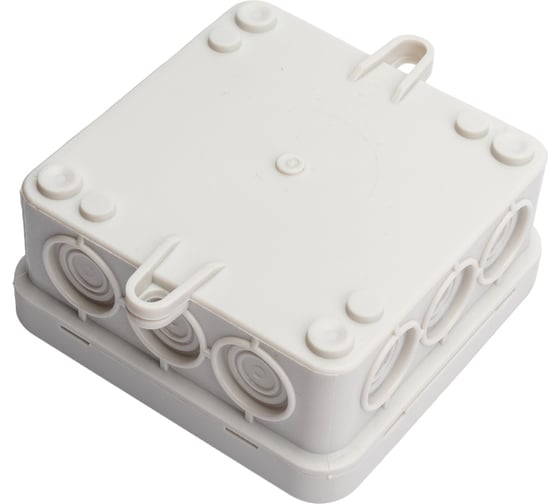 Распределительная коробка OBO Bettermann 85x85x40, IP55, 12 вводов D=16, серая 10 шт 2000342