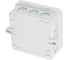 Распределительная коробка OBO Bettermann 85x85x40, IP55, 12 вводов D=16, серая 10 шт 2000342 5