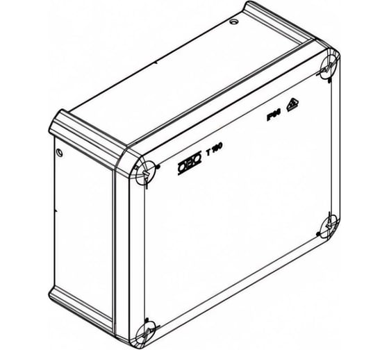 Распределительная коробка OBO Bettermann 190х150х77мм T 160 OE 2007271