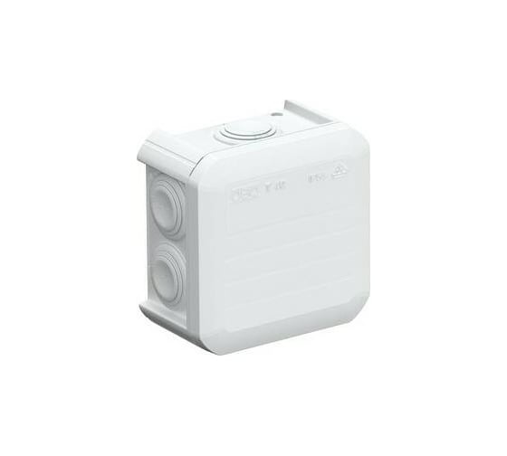 Распределительная коробка OBO Bettermann 90x90x52, полипропилен, IP55, 7xM25,cерая 5 шт 2007045