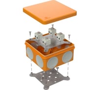 Огнестойкая коробка Промрукав для о/п двухкомпонентная Е15-Е120 100x100x50 60-0300-FR2.5-12