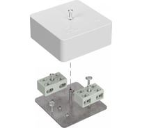 Огнестойкая разветвительная коробка Промрукав для кабель-канала Е15-Е60 75x75x30 40-0450-FR6.0-4-4-Р