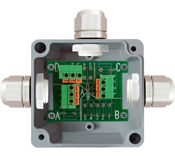 Разветвитель (сплиттер) интерфейсов Магнито-контакт CAN/ DMX512 /M-Bus /Modbus RTU РИ-3 АЯКС 00-00032965