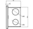 Лючок KOPOS PrimePort на 3 модуля 45х22,5 PP-SOP 5S (INOX) PP-SOP-5S-3-IX 4