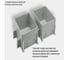 Лючок KOPOS PrimePort на 3 модуля 45х45 PP-SOB (S) PP-SOB-3S 4