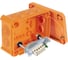 Коробка огнестойкая OBO Bettermann FireBox T100, 136х102х57 мм, IP66, 5+1 клемма, 4 мм2, вводы d25x8,d32x2, вн.кр. 7205513 1