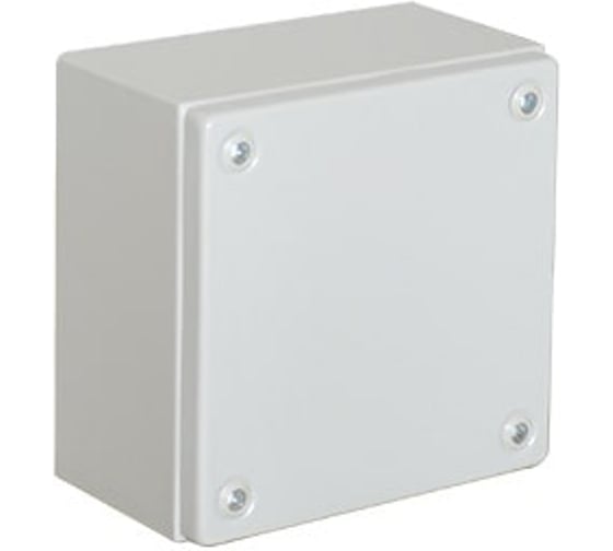 Монтажная коробка Cetinkaya Pano металлическая, 150X150X120мм, навесной монтаж, IP54, серый цвет CP1515T
