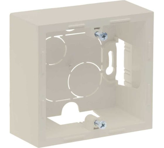Коробка для накладного монтажа Legrand SUNO 1 пост, слоновая кость 721294