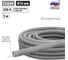 TDM ELECTRIC Гофра для кабеля 16мм ПВХ с зондом 5 метров легкая серая SQ0401-0501 2