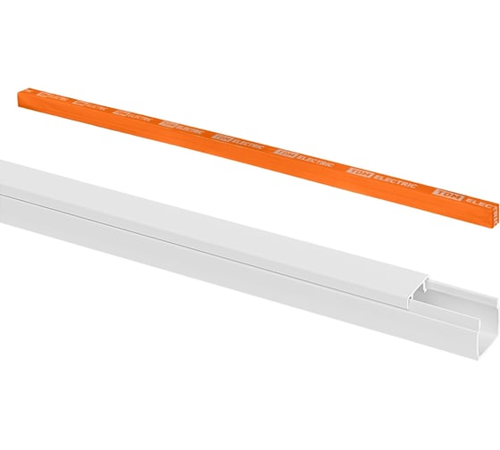 TDM ELECTRIC Кабель-канал белый 12х12, 1,5 метра, упаковка 12 штук SQ0402-5801