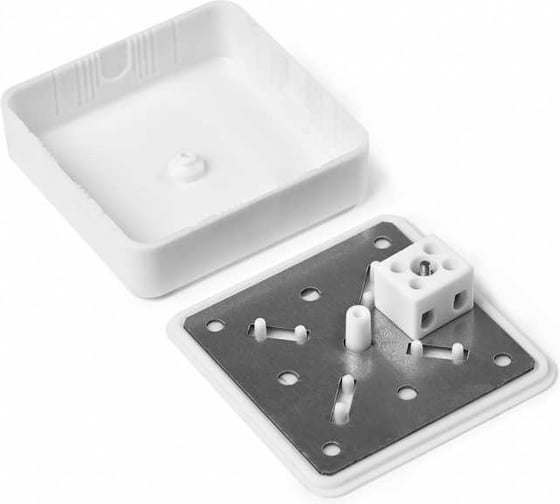 Коробка монтажная огнестойкая пластиковая ПТК Пожтехкабель КМОП IP31 (2к х 2,5мм2) 75х75х28 072-011
