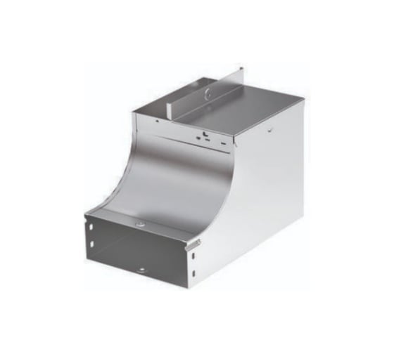 Поворот вертикальный вверх левый EKF 80x100мм pvvl801008 1