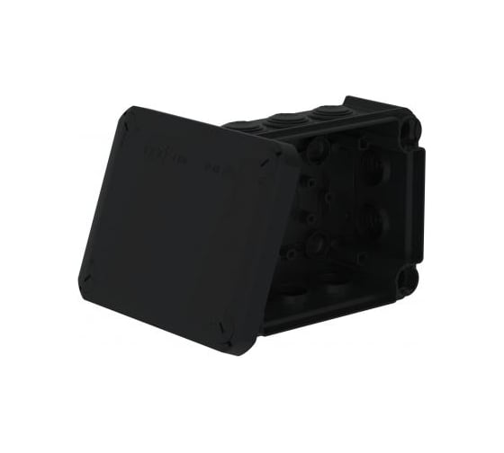 Коробка распределительная OBO Bettermann T100 136x102x57 мм, IP66, вводы d25x10, черная 2007468 1