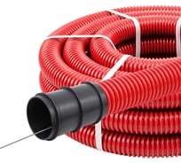 Гофра для кабеля TDM ELECTRIC двустенная 50мм ПНД с зондом 50 метров красная SQ0413-5050
