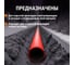 Гофра для кабеля TDM ELECTRIC двустенная 50мм ПНД с зондом 50 метров красная SQ0413-5050 5