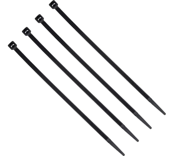 Кабельный бандаж СаМат Плюс 5,0х350 (нейлон) черный м/с (25 шт) KRP-6587