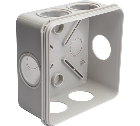 Коробка распределительная TDM ELECTRIC 100х100х50мм, крышка, IP55, 6 входов SQ1401-1255